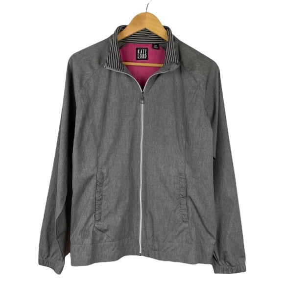 Kate Lord Jackets & Coats Kate Lord Lightweight Full Zip Gray